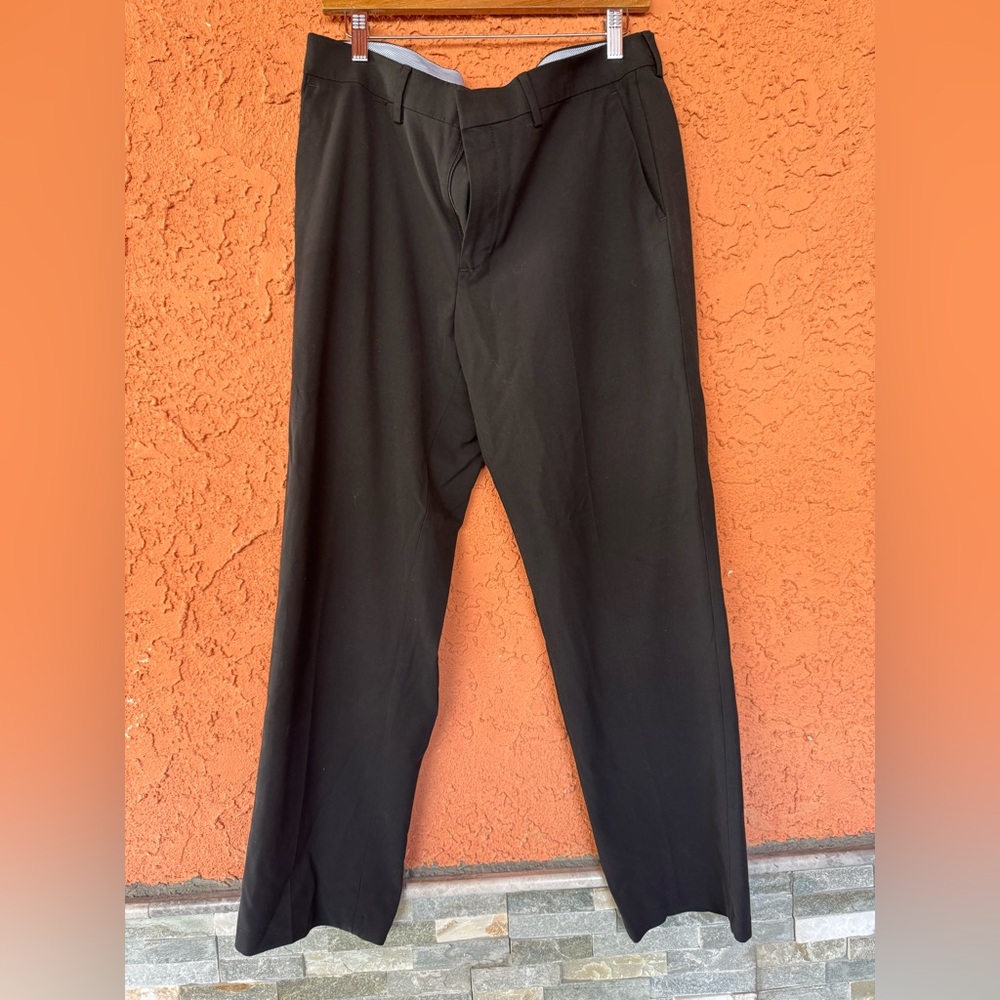 JM Hager Men's Black Dress Pants
